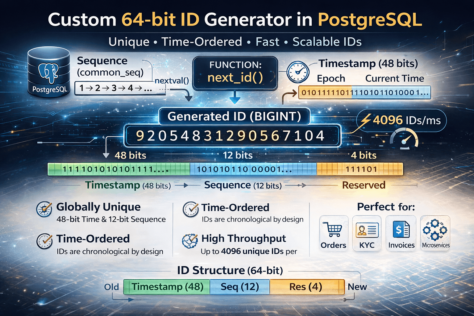 How We Built a Snowflake-Style ID Generator in PostgreSQL