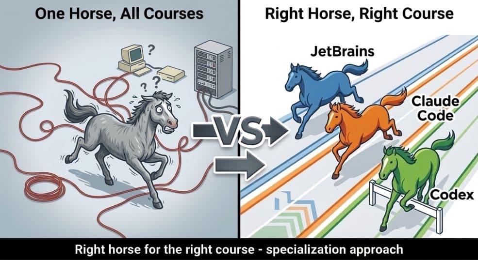 Horses for Courses: Why Tool Selection Beats Tool Mastery